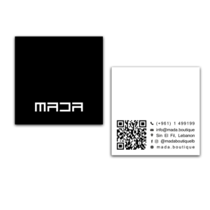 mada business card design